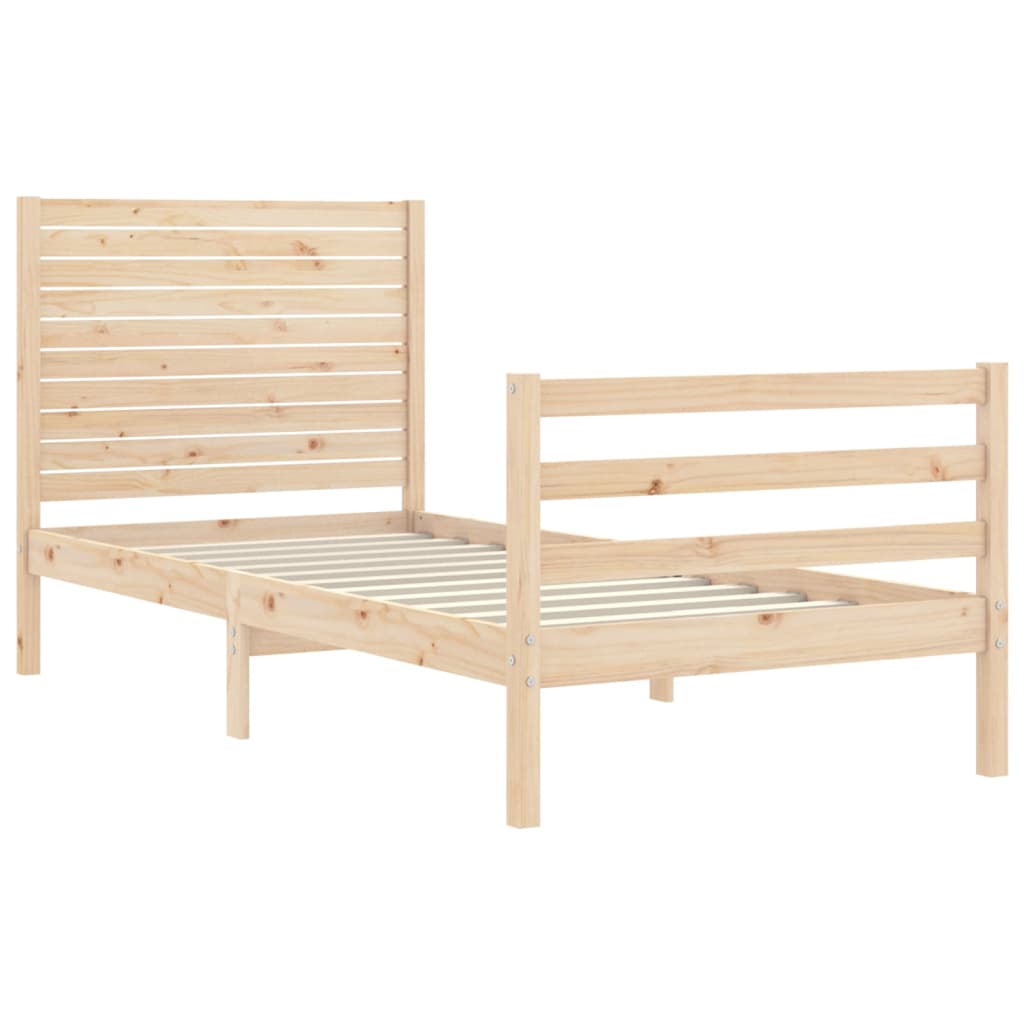 Bed Frame Without Mattress Solid Wood
