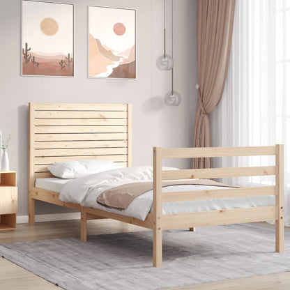 Bed Frame Without Mattress Solid Wood