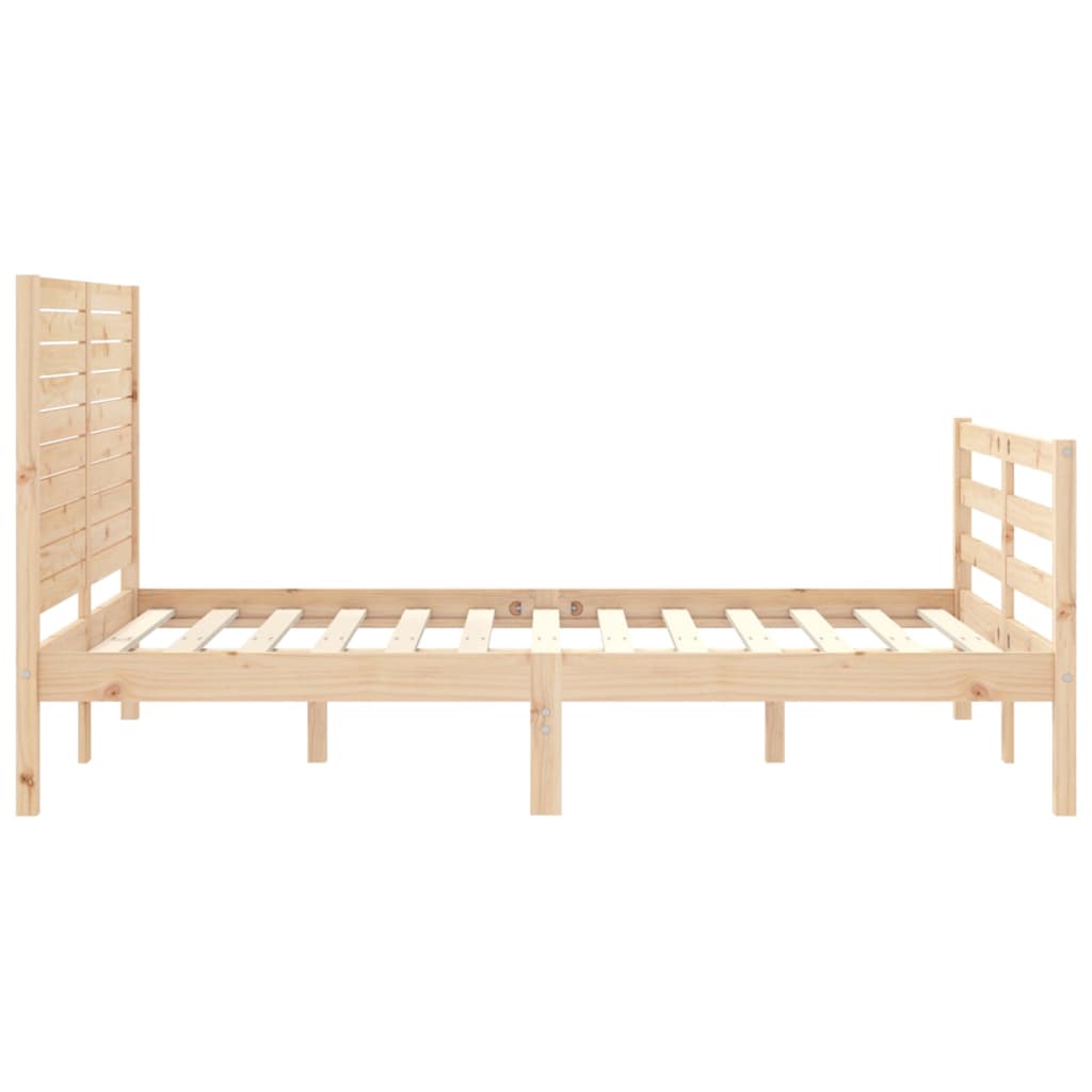 Bed Frame Without Mattress Solid Wood