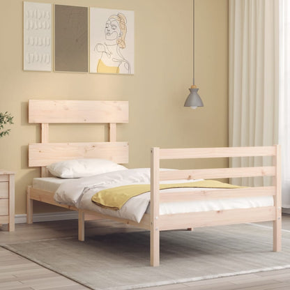 Bed Frame Without Mattress Solid Wood