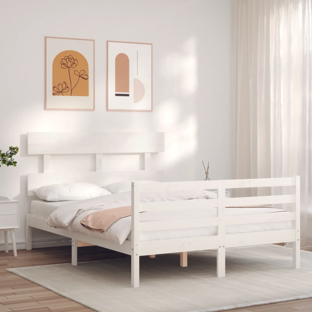 Bed Frame Without Mattress Solid Wood