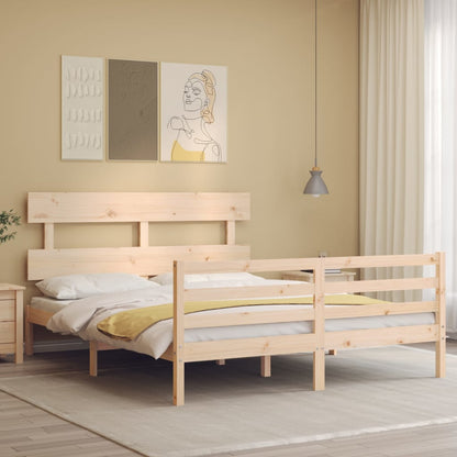 Bed Frame Without Mattress Solid Wood