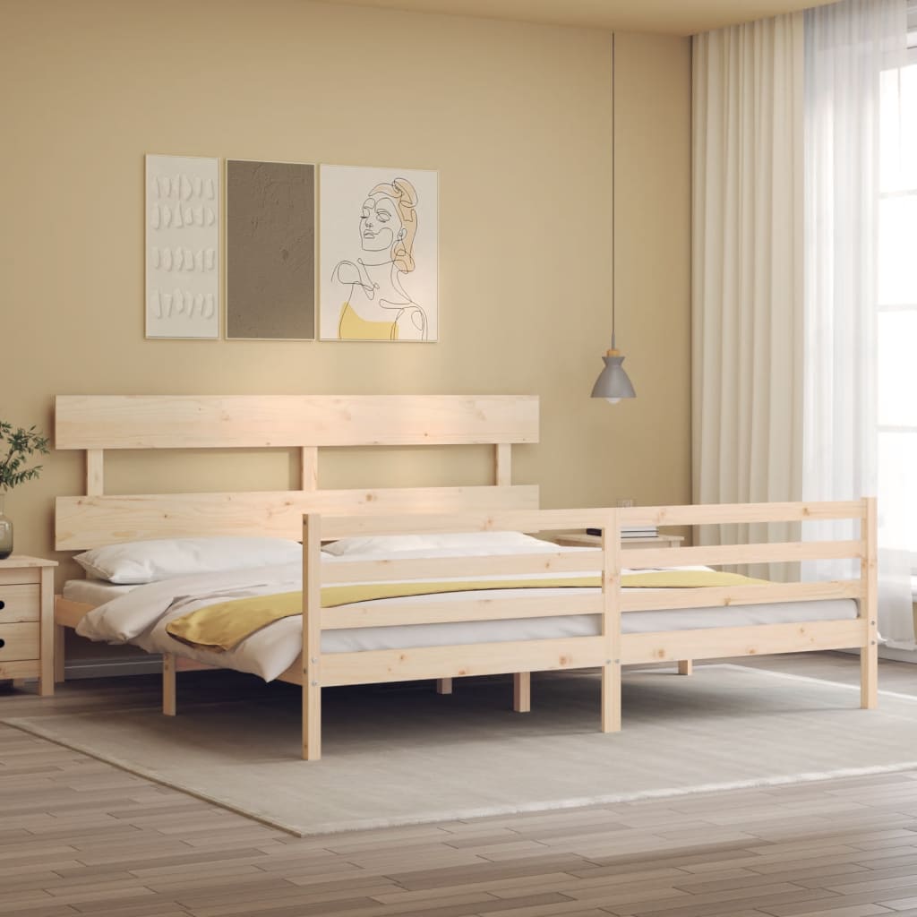 Bed Frame Without Mattress Solid Wood