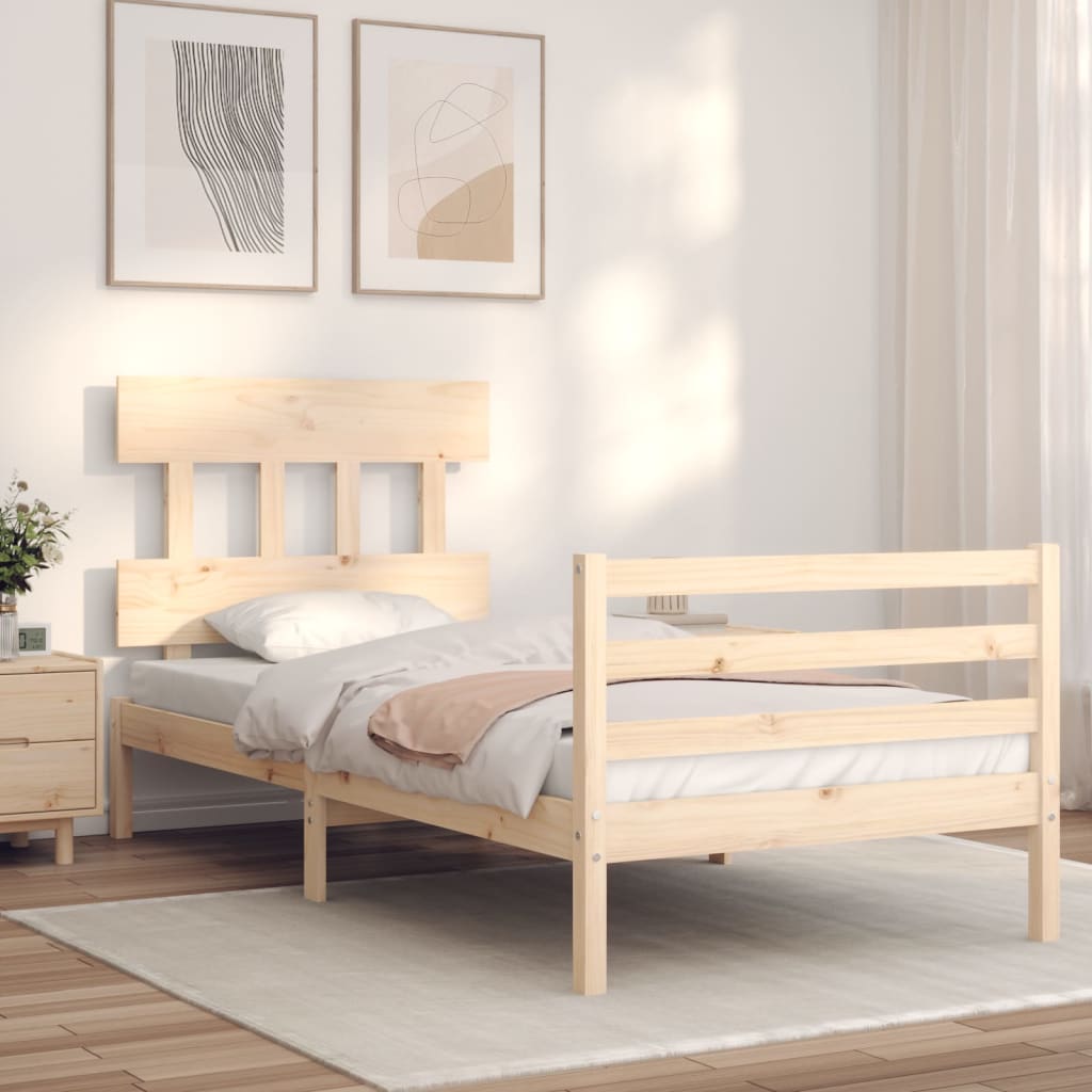 Bed Frame Without Mattress Solid Wood