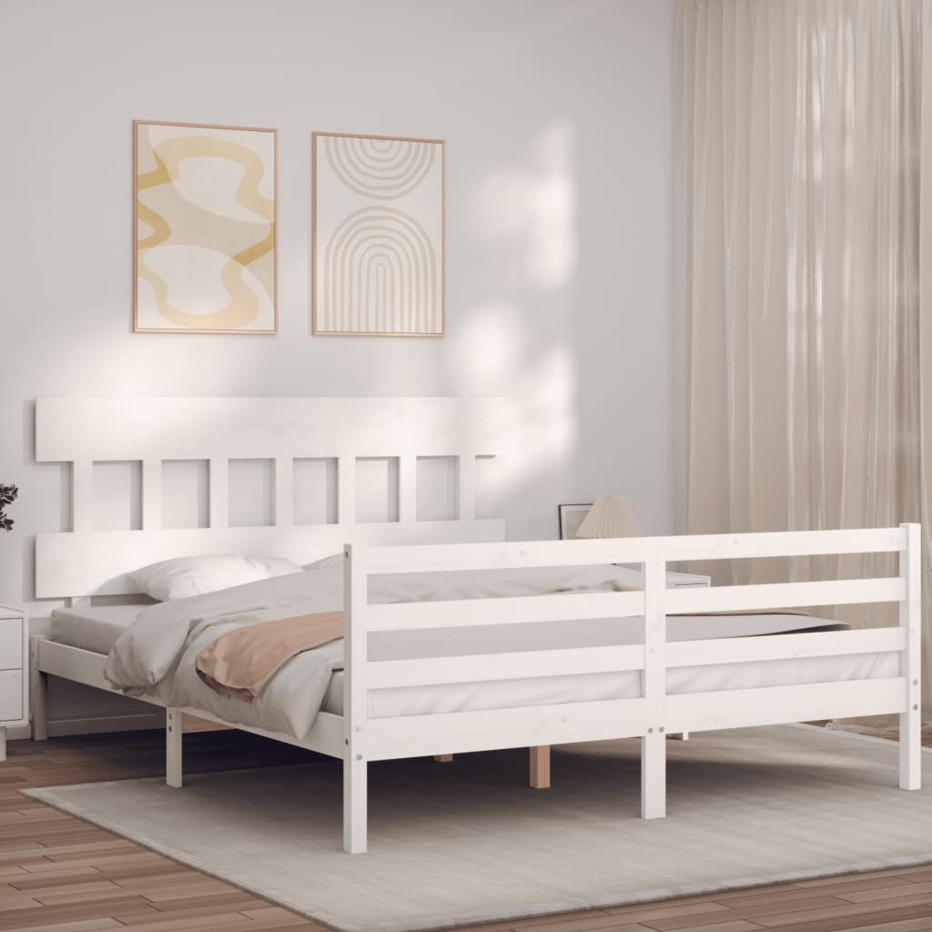 Bed Frame Without Mattress Solid Wood