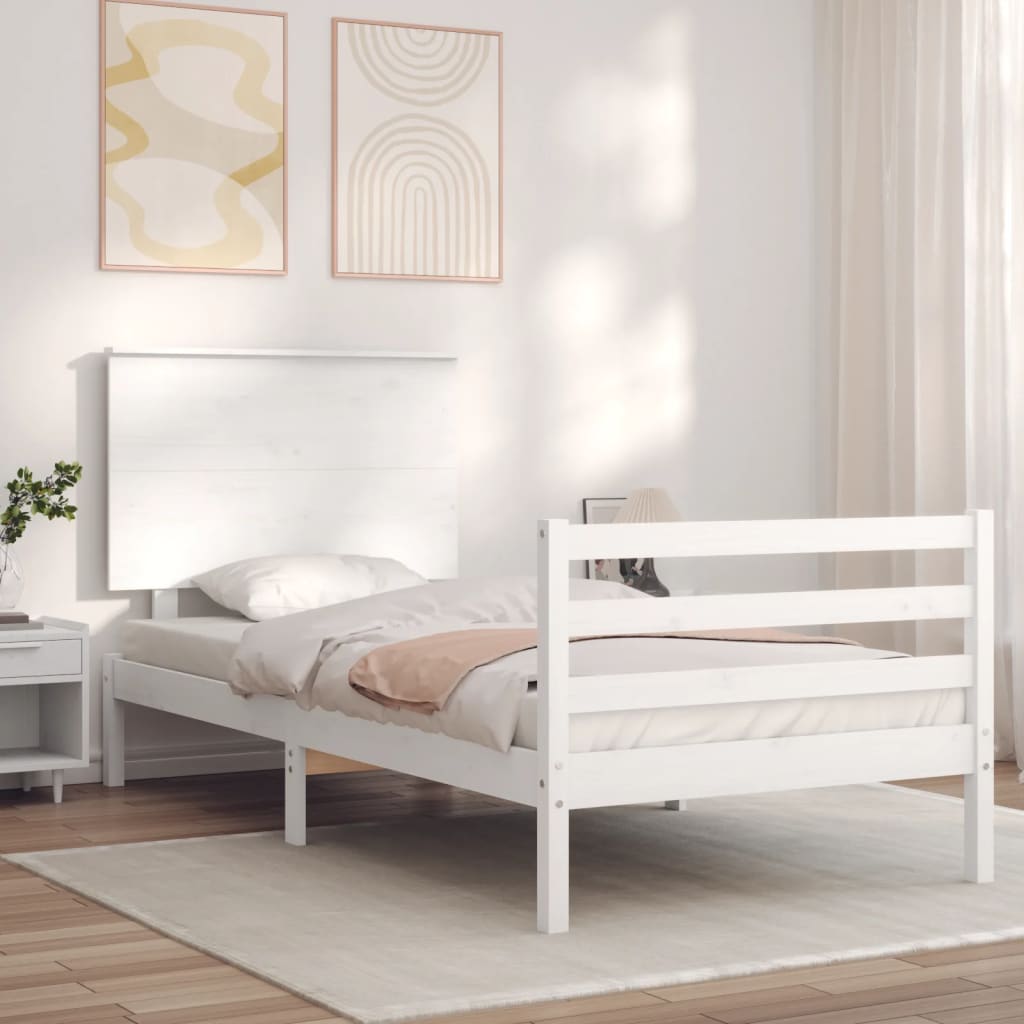 Bed Frame Without Mattress Solid Wood