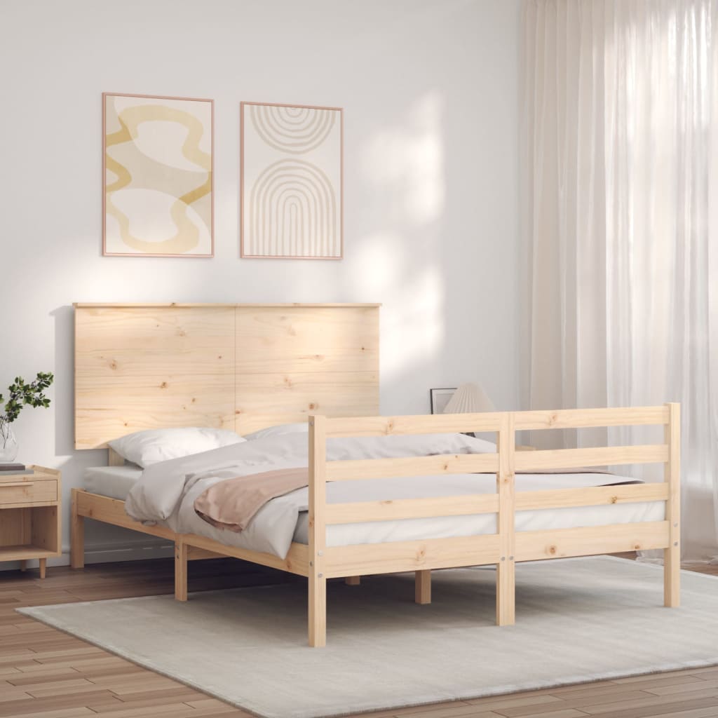 Bed Frame Without Mattress Solid Wood