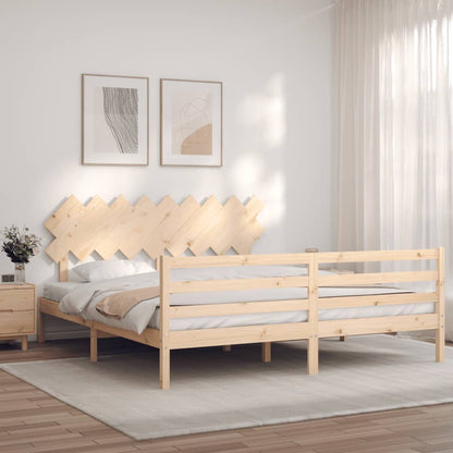 Bed Frame Without Mattress Solid Wood