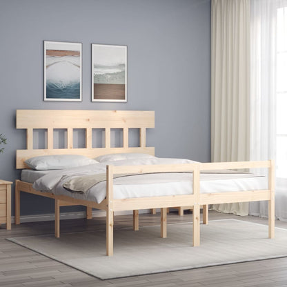 Bed Frame Without Mattress Solid Wood