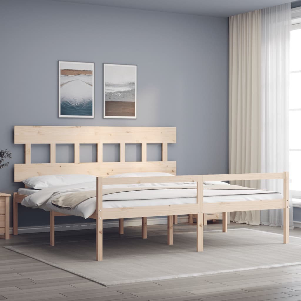 Bed Frame Without Mattress Solid Wood