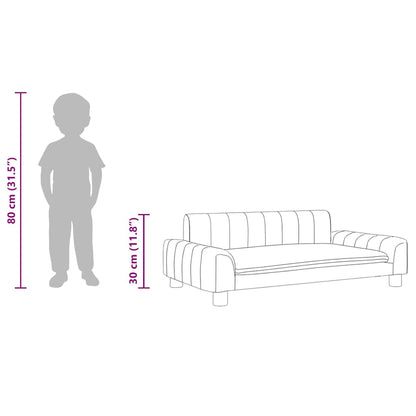 Kids Sofa Faux Leather