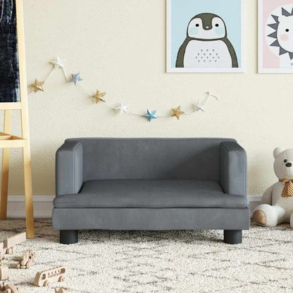 Kids Sofa Velvet