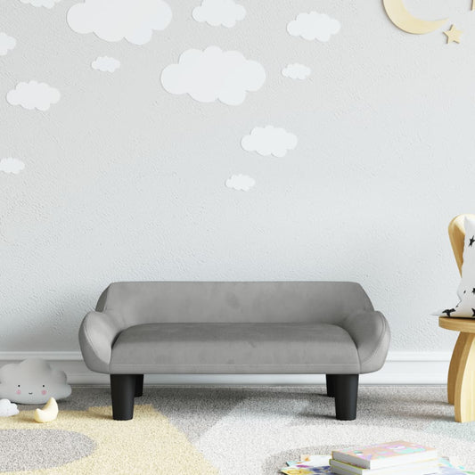 Kids Sofa 70X40X24 Cm Velvet