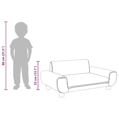 Kids Sofa Velvet