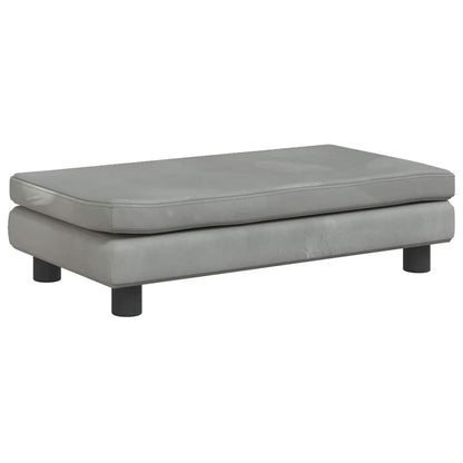 Kids Sofa With Footstool 100X50X30 Cm Velvet