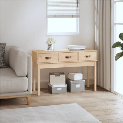 Console Table 76.5X40X75 Cm Solid Wood Pine
