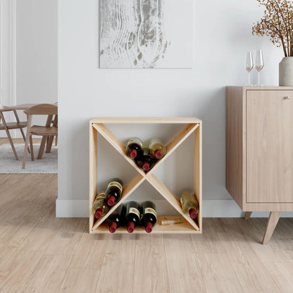 Wine Cabinet 62X25X62 Cm Solid Wood Pine