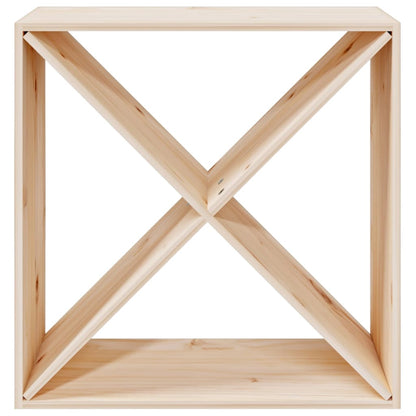 Wine Cabinet 62X25X62 Cm Solid Wood Pine