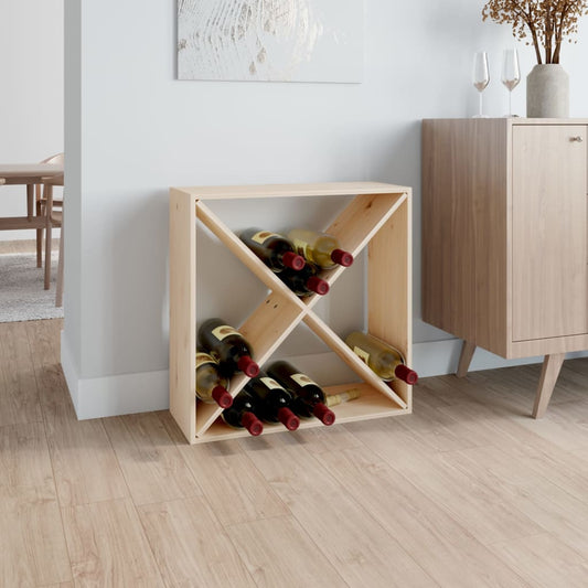 Wine Cabinet 62X25X62 Cm Solid Wood Pine