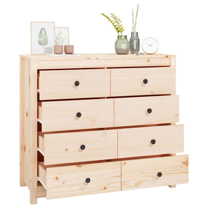 Side Cabinet Solid Wood Pine