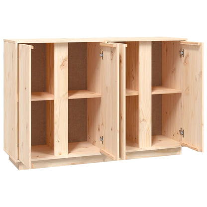 Sideboard 120X35X80 Cm Solid Wood Pine