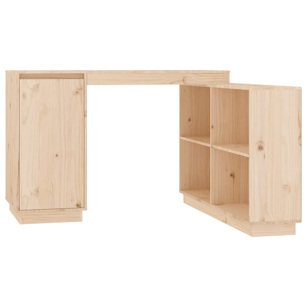 Desk 110X50X75 Cm Solid Wood Pine