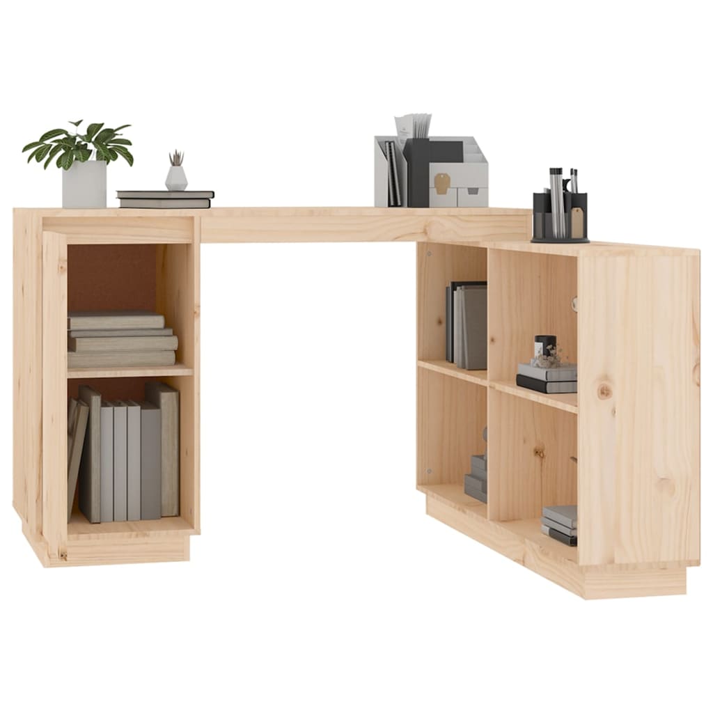 Desk 110X50X75 Cm Solid Wood Pine