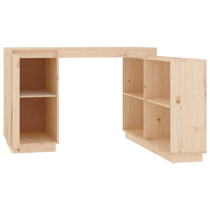 Desk 110X50X75 Cm Solid Wood Pine