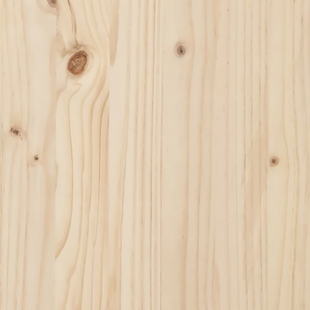 Desk 110X50X75 Cm Solid Wood Pine
