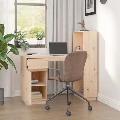 Desk 110X53X117 Cm Solid Wood Pine