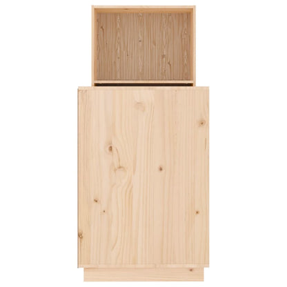Desk 110X53X117 Cm Solid Wood Pine