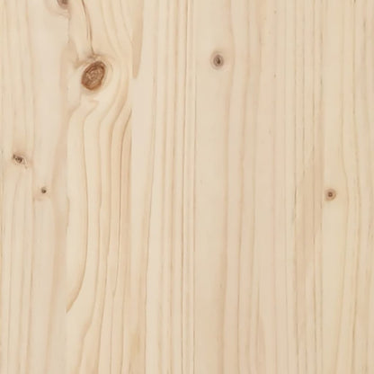 Desk 110X53X117 Cm Solid Wood Pine