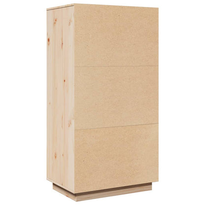 Highboard 60X40X116.5 Cm Solid Wood Pine
