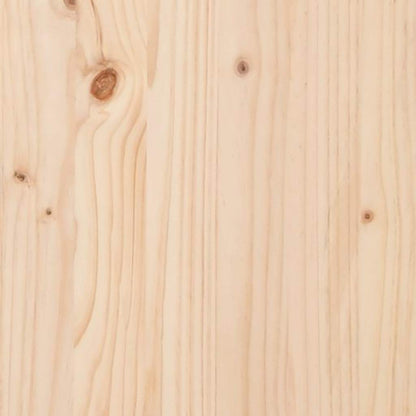 Highboard 89X40X116.5 Cm Solid Wood Pine