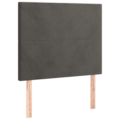 Box Spring Bed With Mattress 106X203 Cm Velvet