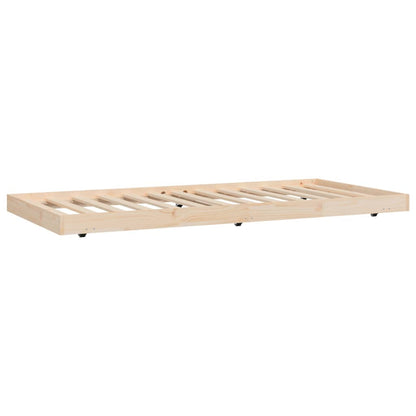 Bed Frame Without Mattress Solid Wood Pine