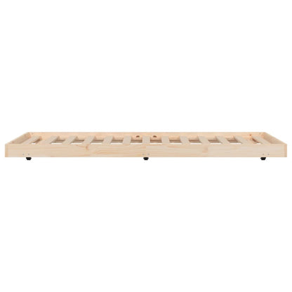 Bed Frame Without Mattress Solid Wood Pine