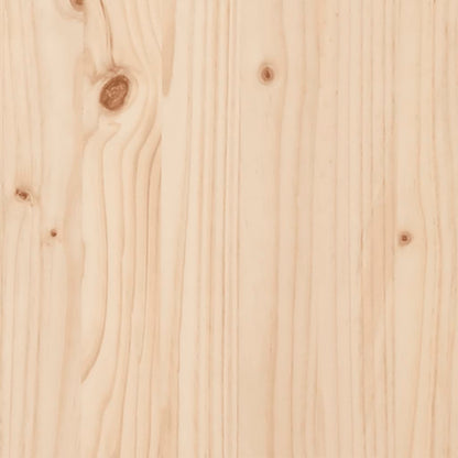 Highboard 80X35X154 Cm Solid Wood Pine