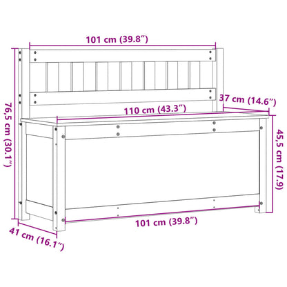 Bench Solid Wood Pine