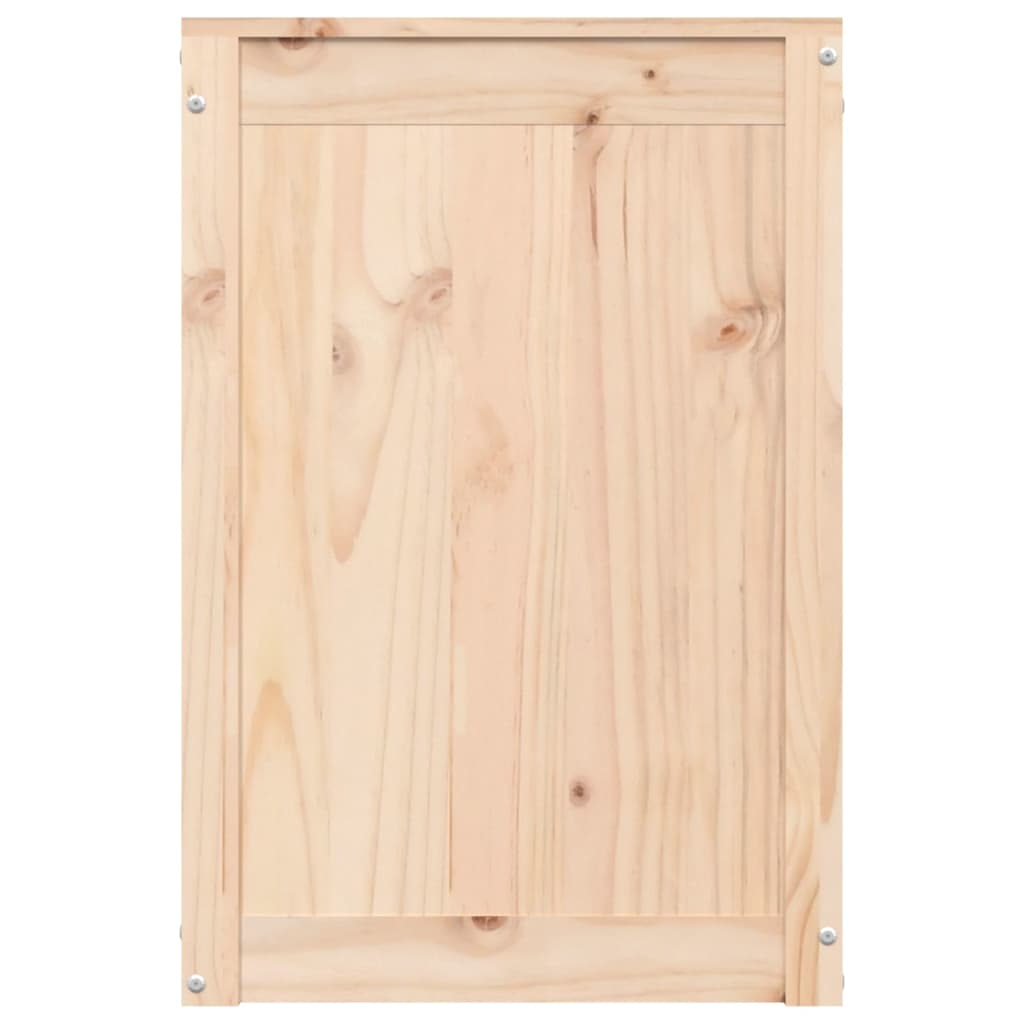 Laundry Box Solid Wood Pine