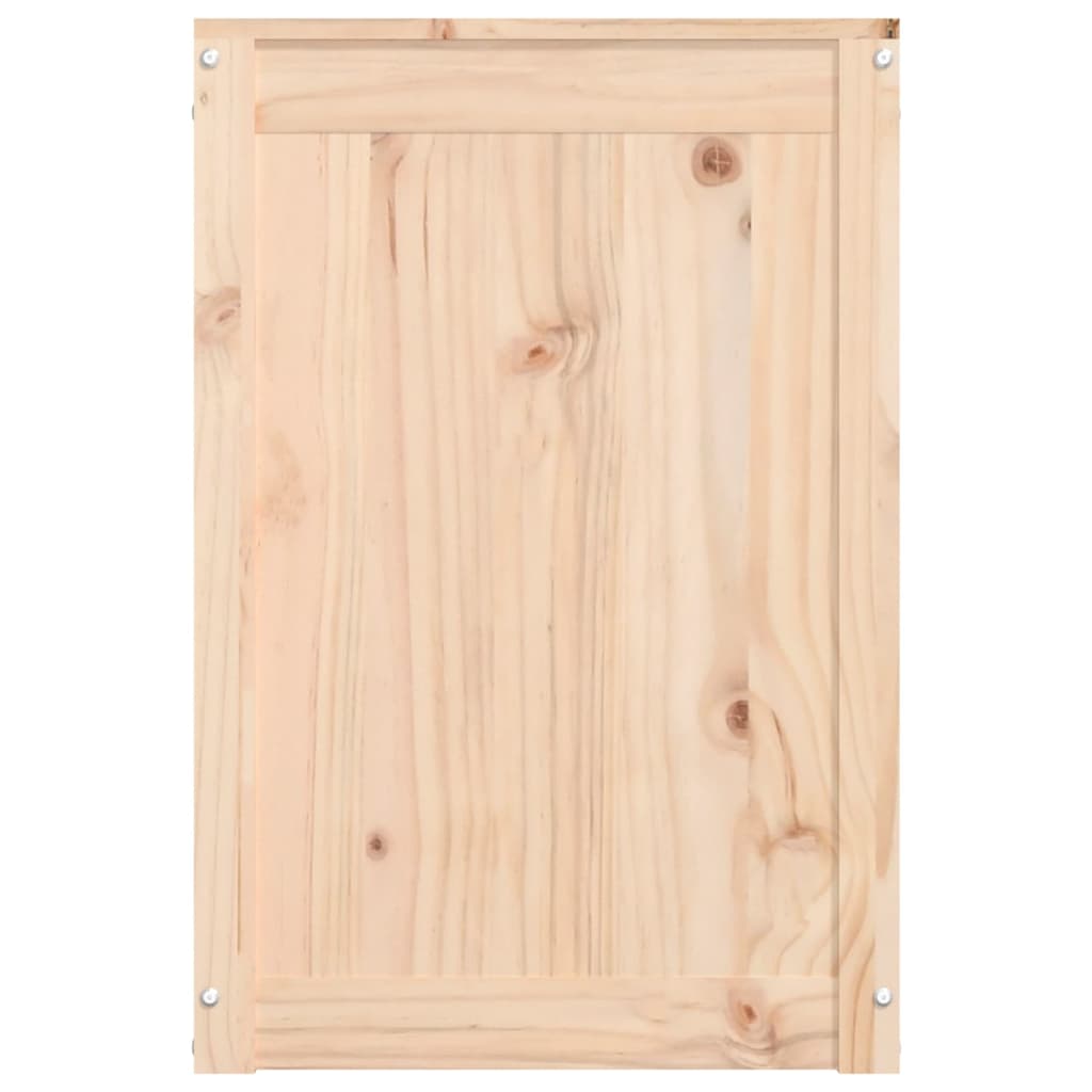 Laundry Box Solid Wood Pine