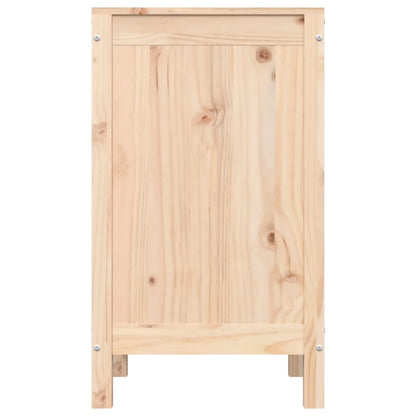 Laundry Box Solid Wood Pine
