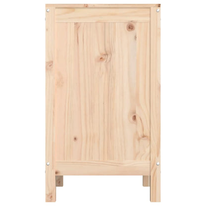 Laundry Box Solid Wood Pine
