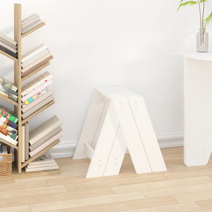 Stools 2 Pcs Solid Wood Pine