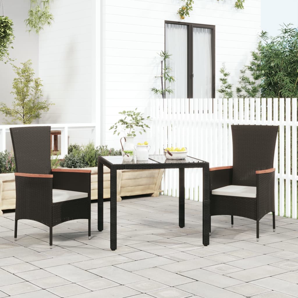Garden Chairs With Cushions 4 Pcs Poly Rattan