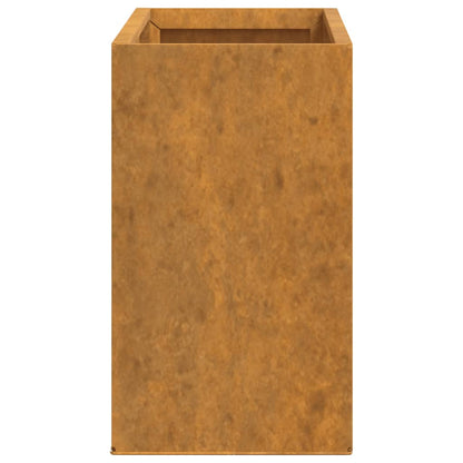Wall Planters 2 Pcs Rusty Corten Steel 53X10X17 Cm