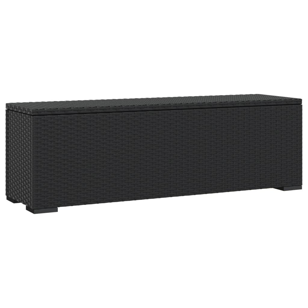 Ottoman Bench With Cushion 110X30X40 Cm Poly Rattan
