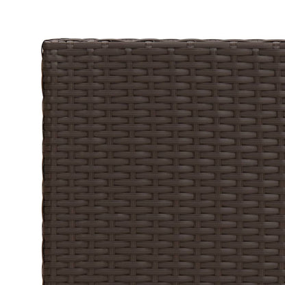 Side Table 55X45X49 Cm Poly Rattan