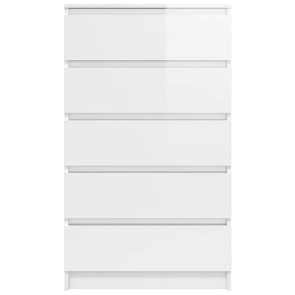 Drawer Cabinet 60X36X103 Cm Engineered Wood