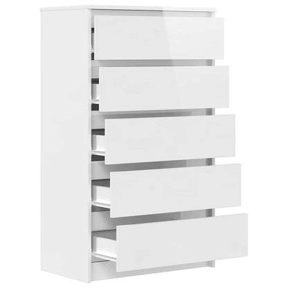 Drawer Cabinet 60X36X103 Cm Engineered Wood